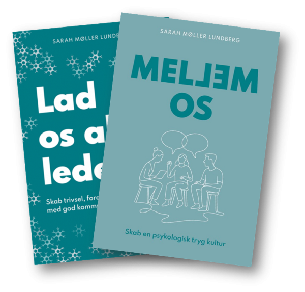Bog-sæt: Mellem os & Lad os alle lede